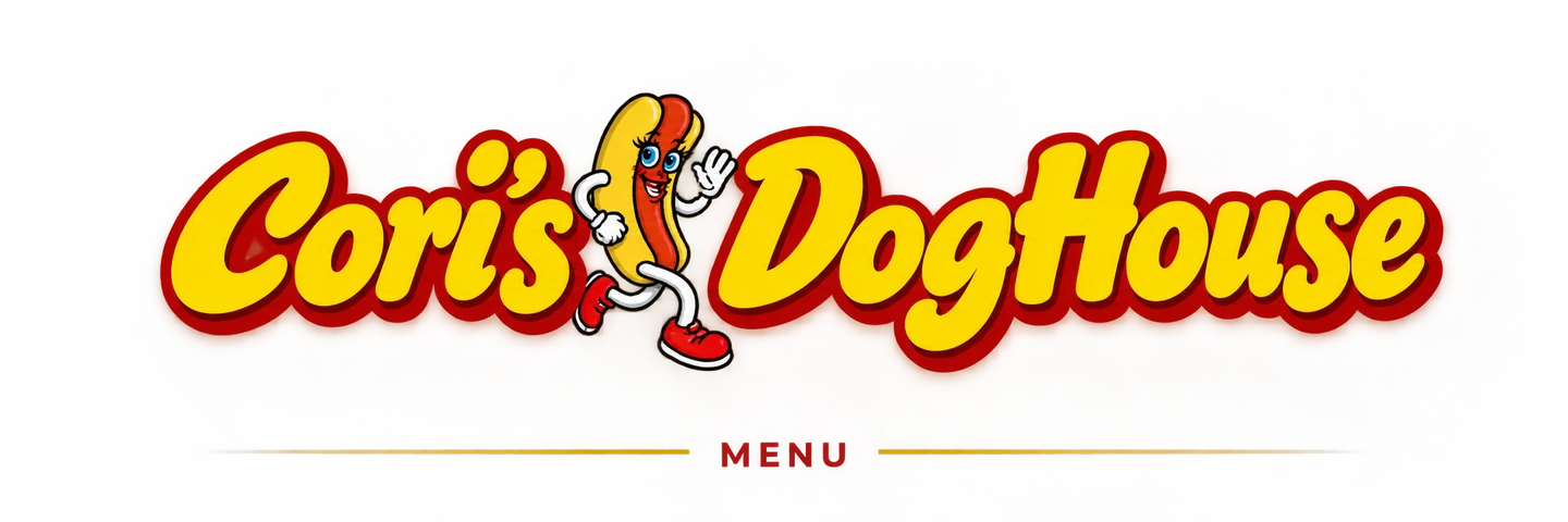 Cori's DogHouse Menu